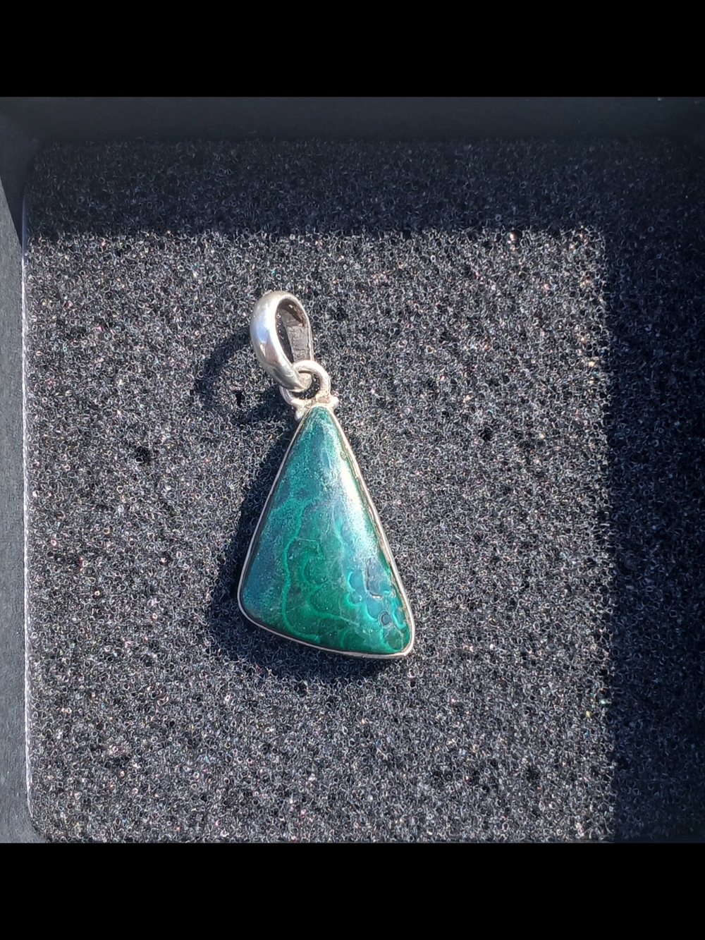 Malachite Silver Pendant